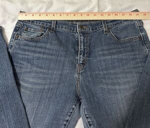 Levi's Women's Jeans Straight Blue Stretch Mid Rise 5-Pocket Design Denim 16L/C